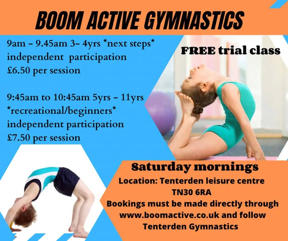 Tenterden Gymnastics, Kent. Saturday Mornings 